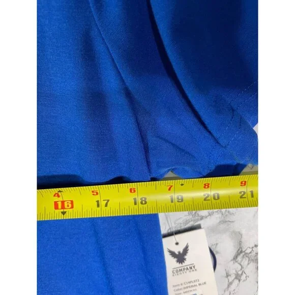 Company 81 Mens Polo Shirt Medium Blue air soft fabric - Picture 7 of 11